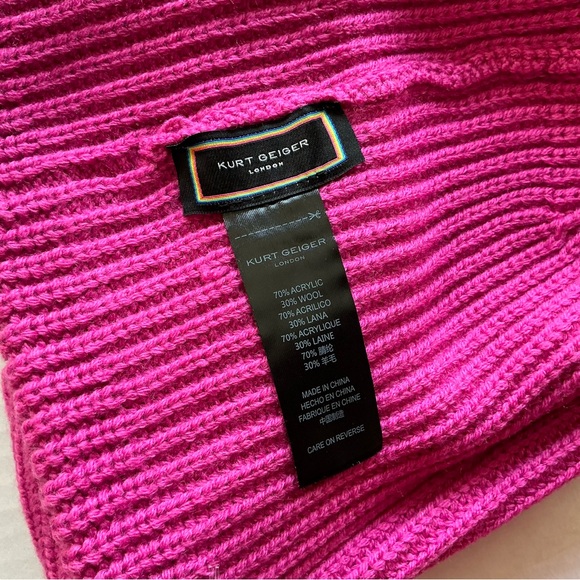 KURT GEIGER LONDON Evil Eye Knit Beanie - Picture 6 of 8